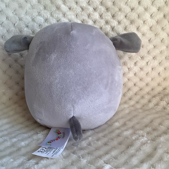 Squishmallows Brian The Dog Grey Dog Stuffed Animal Plush Toy 5 Inches - Picture 4 of 7